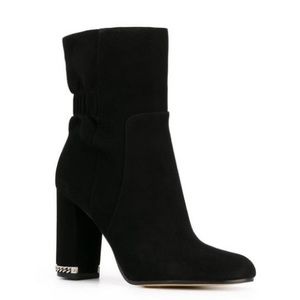 Michael Kors Dolores suede chain boots
